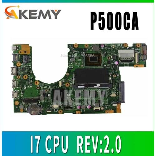 OriginalHOT! for ASUS P500CA i7 cpu 2GB Laptop Motherboard P500CA REV:2.0 Mainboard 100%tested ok&fully work