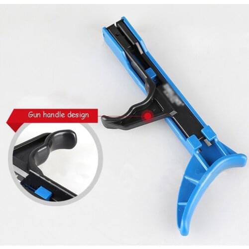 Handheld Beam Gun Pliers Automatic Tension Tool Bundling Nylon Cable Tie Width: 2.4-4.8mm