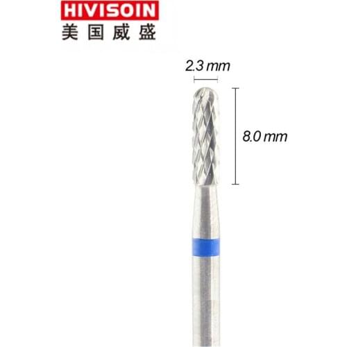 Cross cut standard (0319.023)- ISO190 -Tungsten Carbide Burs - HIVISOIN Carbide Nail Drill Bit&Dental Burs