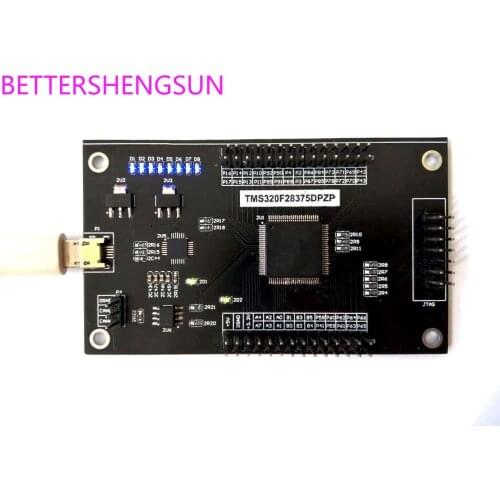 TMS320F28375DPZPS 100-foot dual-core DSP development board serial port SCI CAN communication
