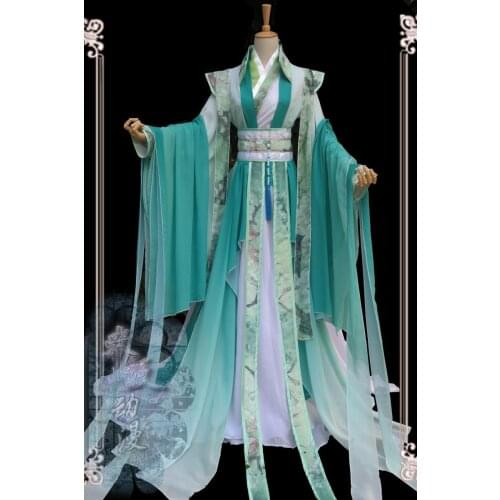 Qi Rong Cosplay Antique Novel Tian Guan Ci Fu Cosplay Costme Mens Costumes Hanfu Chinese Ancient Anime Suits Adult Size