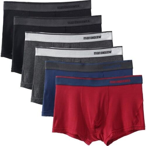 2019 Modal Boxer Underwear Men Boxershorts Sexy Man Boxers Colorful Breathable Ropa Interior Homme Bokser Hot Sale B815