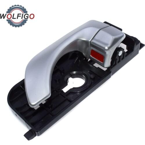 WOLFIGO Interior Inner Door Handle Painted Silver Front Left Driver Side 82610-3K020 for Hyundai Sonata 2005 2006 2007 2008