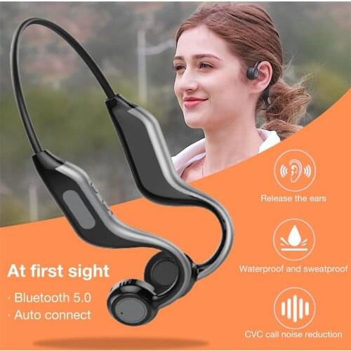 YEVIEW B1 New style Bone Conduction Bluetooth Earphone Sport Waterproof Bone Sensing Hanging Ear Bluetooth 5.0