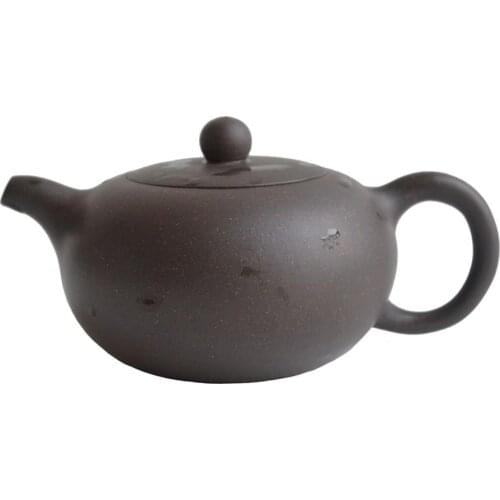 Yixing zisha teapot 320ml Xishi pot heijingang chinese kungfu tea set handmade purple clay ceramics kettle Soaking puer oolong