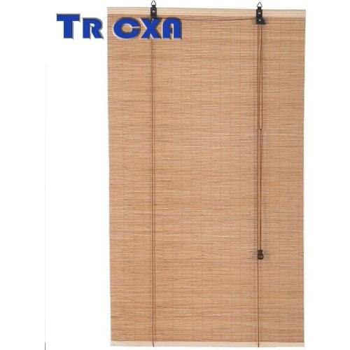 Retro Style Custom Bamboo Curtains Balcony Louver Shading for Factory Price
