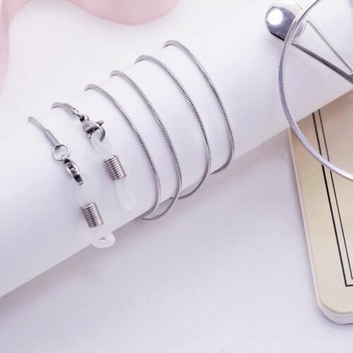 Hip Hop Glasses Chain Fashion Four-color Metal Glasses Chain Necklace Sunglasses Chain Ladies Jewelry Mask Lanyard