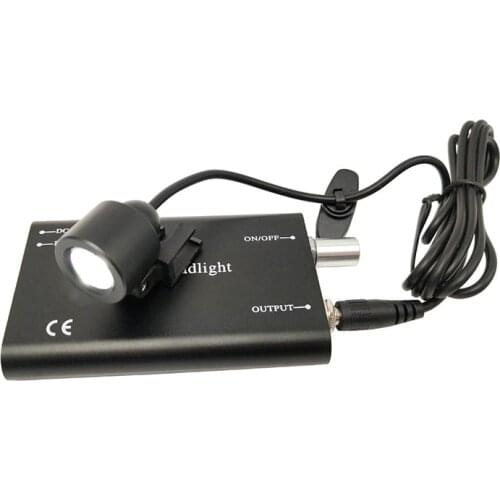 Black Medical Headlamp 3W LED Medical Head Light Dental Surgical Headlight Rechargeable Battery