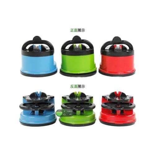 Household kitchen knife sharpener with suction cups fine iron sharpening tool sharpener whetstone sucker positioning