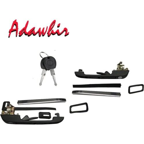 2PCS 191898081 door handle for Volkswagen Golf MK2 with 2 identical keys