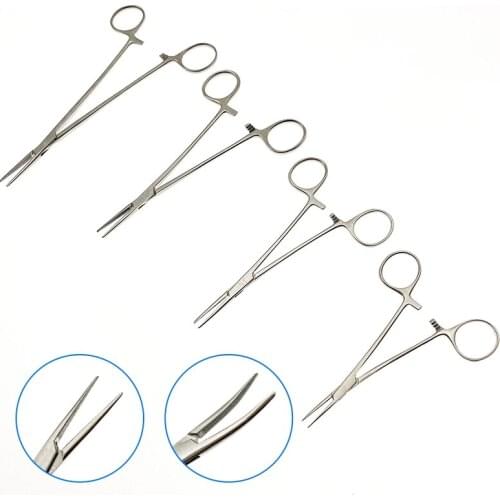 Stainless Steel Hemostatic Clamp Forceps Surgical Forceps Surgical Tool kit Hemostatic Forceps 12.5cm-18cm