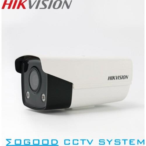 Hikvision DS-2CD3T47WD-L 4MP H.265 POE IP Camera Support Hik-Connect APP Remote ONVIF Full Color IP66 Waterproof outdoor Use