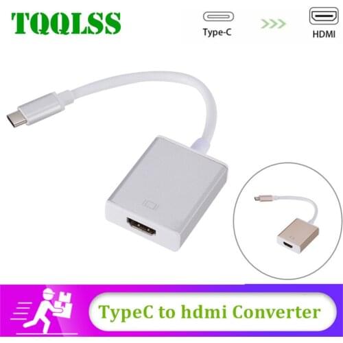 TQQLSS USB C TO HDMI-Compatible Adapter Cable Usb 3.1 To HDI Iphone Usb-c To HD Switch Cable Converter for Type C Device