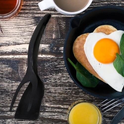 Butter Mixer Cake Brushes Baking Tool Kit Silicone Fried Egg Turners 2 in 1 Utensils Multipurpose Kitchen Spatula Clamp