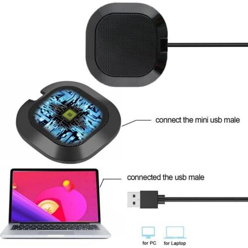 Microphone Newest Portable External USB Video Conference Omni-directional MicrophoneLaptop Tablet Recording Audio Equipment 5