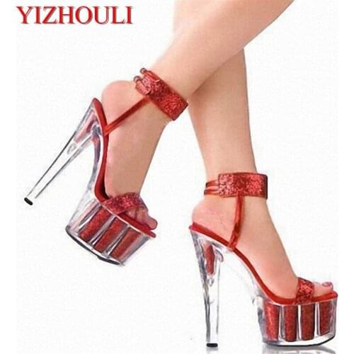 Fashion withholding Sexy shoes club 15 cm/high-heeled sandals/slipper appeal/performance womens shoes