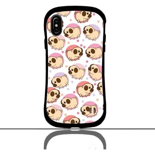 Soft TPU puppy pug iface Phone Case for iphone 11 pro max X XR XS Max 6 6s 7 8 plus SE 2020 for apple 12 mini 12 pro max covers