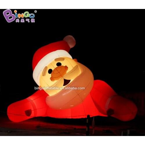 Personalized 6.5x4.3x4.5 meters inflatable christmas santa claus / inflatable santa christmas decorations toys