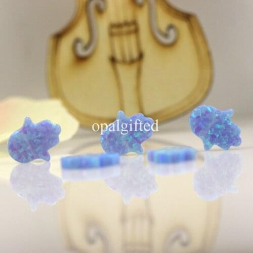 3pcs/lot Opal Hamsa Stone beads 11*13mm op06 light blue Fatima Hand Opal Stone Fire Synthetic Opal Hamsa Hand for free shipping