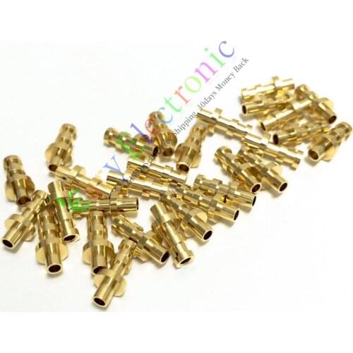 Wholesale and retail 400pc copper plated gold Turret Lug for 2MM Fiberglass Terminal Tag Board Amps free shipping