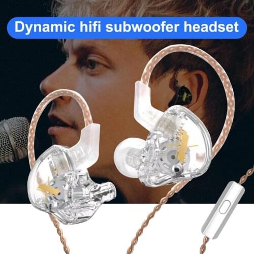 Original KZ EDX Earphones 1 Dynamic HIFI Bass Earbuds In Ear Monitor Headphones Sport Noise Cancelling Headset
