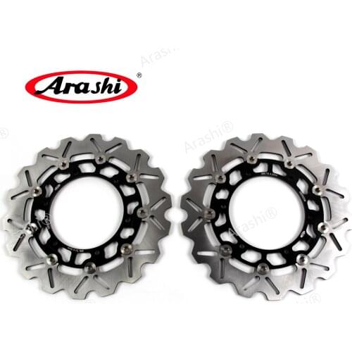 ARASHI Front Brake Disc For YAMAHA YZF R THUNDERCAT 600 1996-2004 CNC Brake Disks Rotors YZF600R YZF-R 600 1997 1998 1999 2000