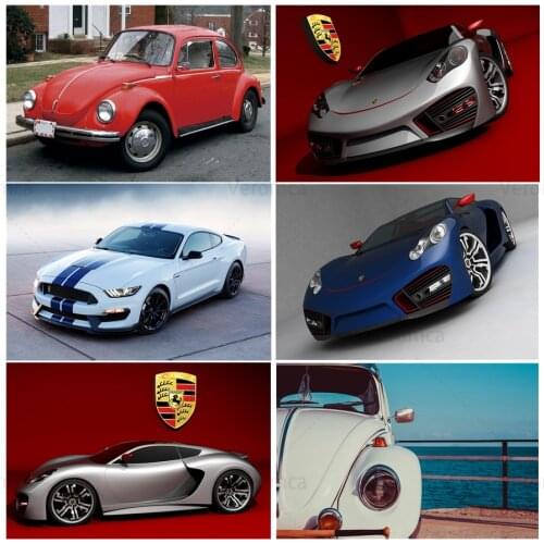 Luxury Convertible Roadster Vintage Tin Sign Wall Art Metal Poster Iron Plate Retro Plaque for Club Bar Pub Home Decoration