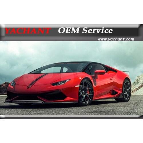 Super Light NEW Dry Carbon Fiber Bodykit Skirt Fit For 2014-2016 Hurcan LP610-4 VRS Style Side Skirt Extension Underboard