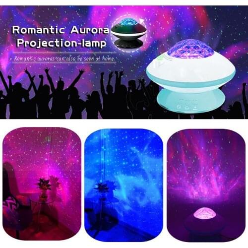 Led Star Galaxy Starry Sky Projector Night Light Built-in Bluetooth-Speaker For Bedroom Decoration Child Kids Birthday Present