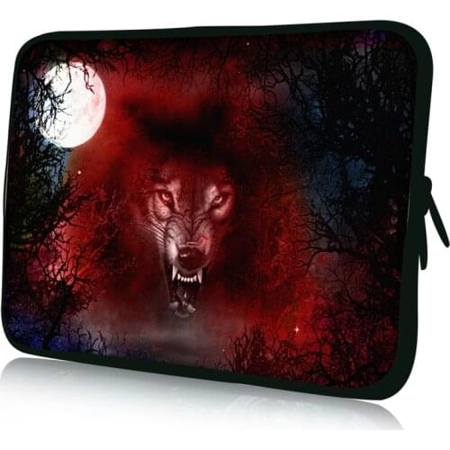 Wolf Laptop Waterproof Bags Sleeve Notebook Case for Lenovo Macbook Air 11 13 14 15 17 Cover Retina Pro Zipper Bag Briefcase