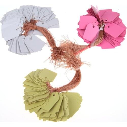 100Pcs T-type Plastic Nursery Garden Plant Label Flower Tag Mark