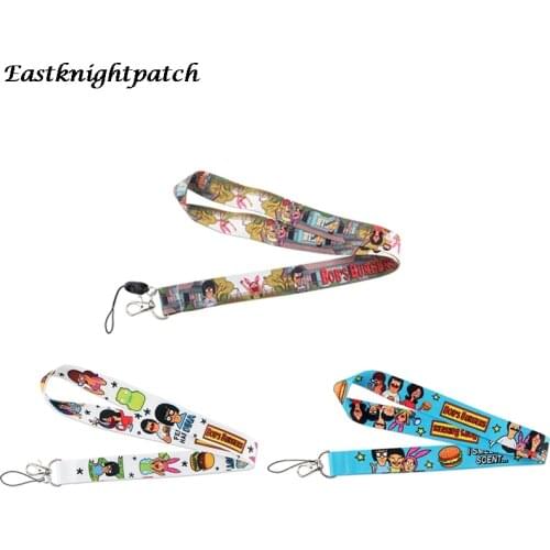 12pcs/lot E2813 Cartoon Funny Lanyards Neck Strap Phone Keys ID Card Holder Cute Lanyard For Keys DIY Hang Rope Lanyards