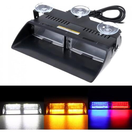 16LED 48W Viper S2 Signal Super Bright Flashing Led Warning Light Police Strobe Flash Emergency Lights