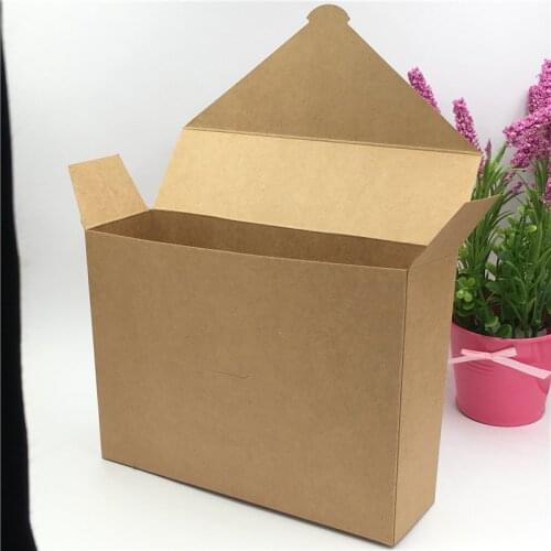 24pcs/Lot Envelope Shaped Kraft Paper Boxes For Mothers Day Carnation Flower Gifts Packaging Container Storage Handmade Boxes