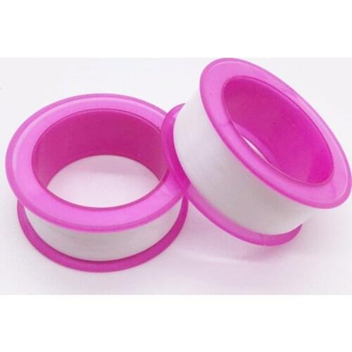 5PCS Roll 3M 12MM Plumbing Joint Plumber Fitting Thread Seal Tape PTFE For Water Pipe Sealing Tapes Pink Random Household Tape