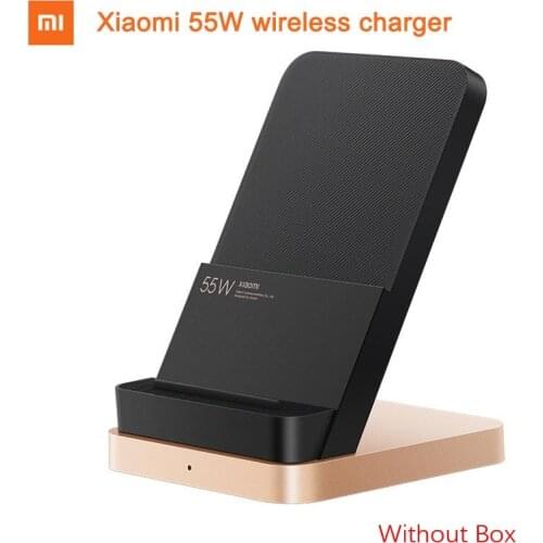 Xiaomi 55W Wireless Charger 55W Max Vertical air-cooled wireless charging Support Fast Charger For Smart Xiaomi /Huawei Phone