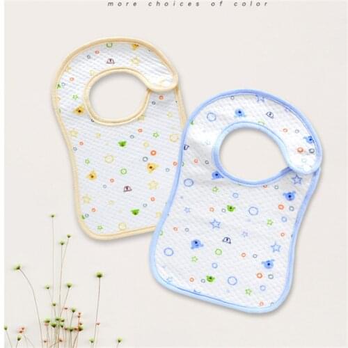 Baby Bibs Waterproof Newborn Boy Saliva Towel 100% Cotton Toddler Girl Long Sleeve Bibs Cartoon Apron for Children Kins Feeding