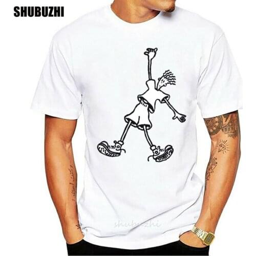 Fido Cartoon T Shirt Cotton Simple Print Loose Slogan Men T Shirt Basic Summer shubuzhi Fitness Clothing Vintage Trendy