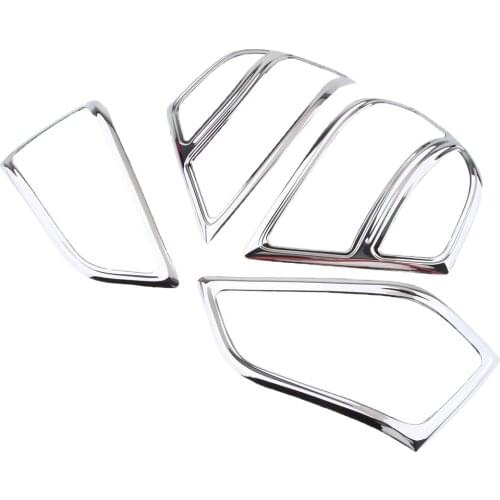 Chrome Plastic Saddlebag Light Accent Trims For Goldwing GL1800 01-05