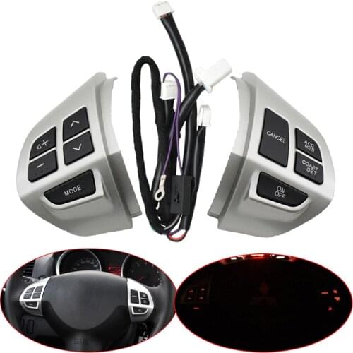 Steering Wheel Switch Button Audio Cruise Control Button For M-itsubishi ASX Lancer Outlander RVR Pajero Sport