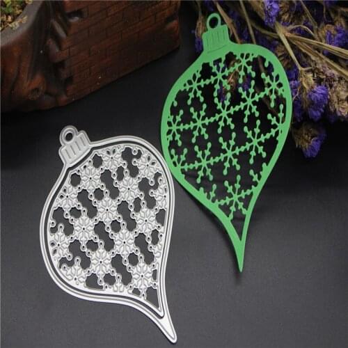 YINISE Metal Cutting Dies For Scrapbooking Stencils Christmas Ball DIY Paper Album Cards Making Embossing Folders Die Cut Cuts