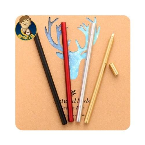 Cute Neutral pen Black carbon gel pen 10pcs