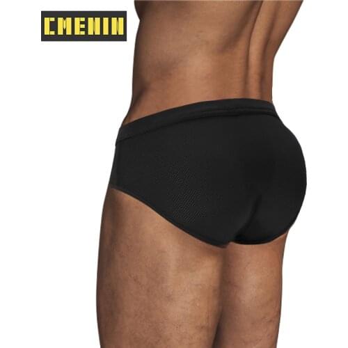 CMENIN Popular Polyester Sexy Man Underwear Brief Men Underpants Soft Slip Gay Panties Jockstrap Mens Briefs Mens Swim CM808