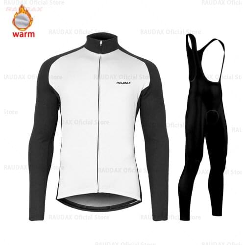 Cycling Jersey Set Men 2020 Pro Team Winter Fleece Cycling Clothing MTB Cycling Bib Pants Ropa Ciclismo Triathlon