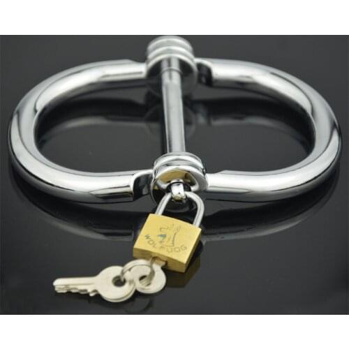 Metal Handcuffs BDSM Bonage Hand Cuffs Fetish Restraints Sex Toys for Couples Slave Adult Sex Games Handcuffs for Women Men