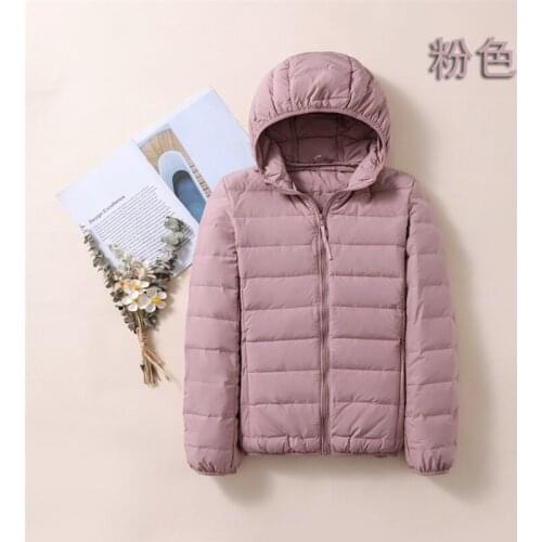 Sanishroly Plus Size 3XL New Autumn Winter Women Hooded White Duck Down Jacket Female Ultra Light Down Outwears Short Tops S1132