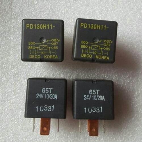 Excavator relay 65T 24V 10/20A PD130H11 PD130H11