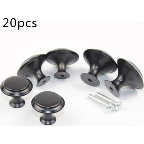 Screws Knob handle Grip 10/20PCS Furniture Drawer Hardware Knob Handle Cabinet