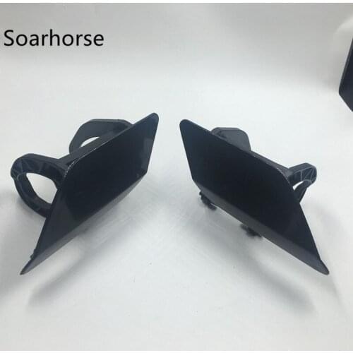 Soarhorse 1 Pair Front Left And Right Headlight Washer Nozzle Cover For Mercedes-Benz E-CLASS W212 2009-2012