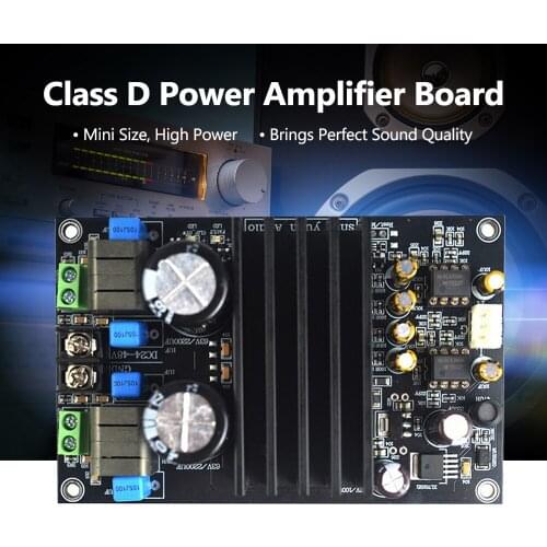 TPA3255 Class D Digital Power Amplifier Board DC 24-48V 2.0 Channel Mini Digital Audio Stereo Amplifier PCB Board 300W + 300W